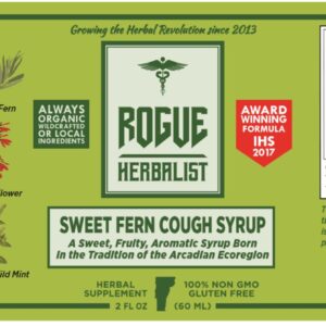 Sweet Fern Cough Syrup 2oz.