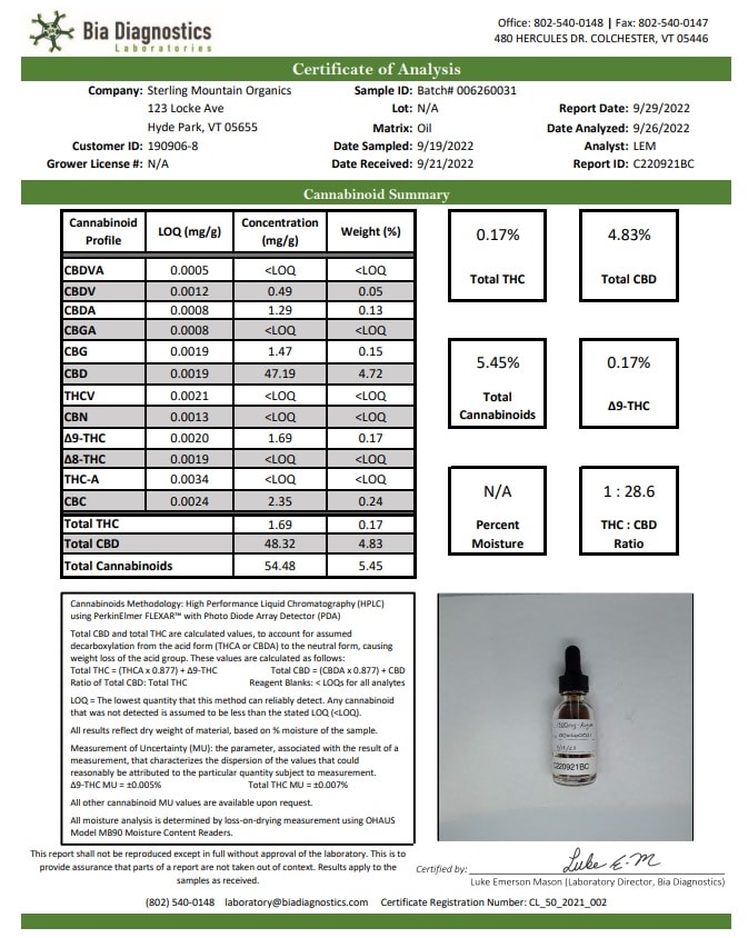 Whole Plant CBD Extract MCT Oil - Image 5