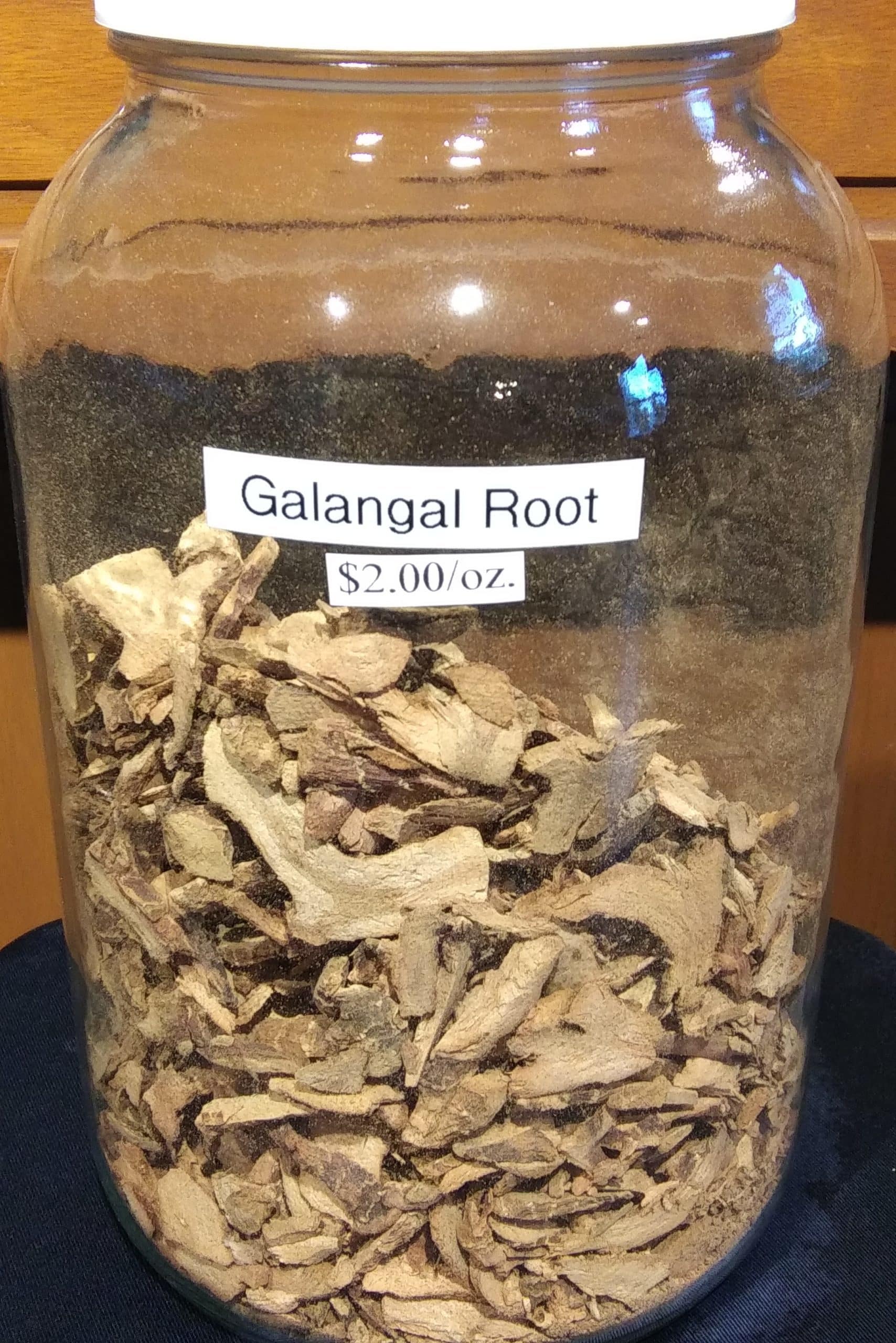 Galangal Root, Organic, 1oz. bag