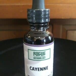 Cayenne tincture bottle