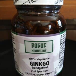 Ginkgo Powder Capsules Standardized 90ct