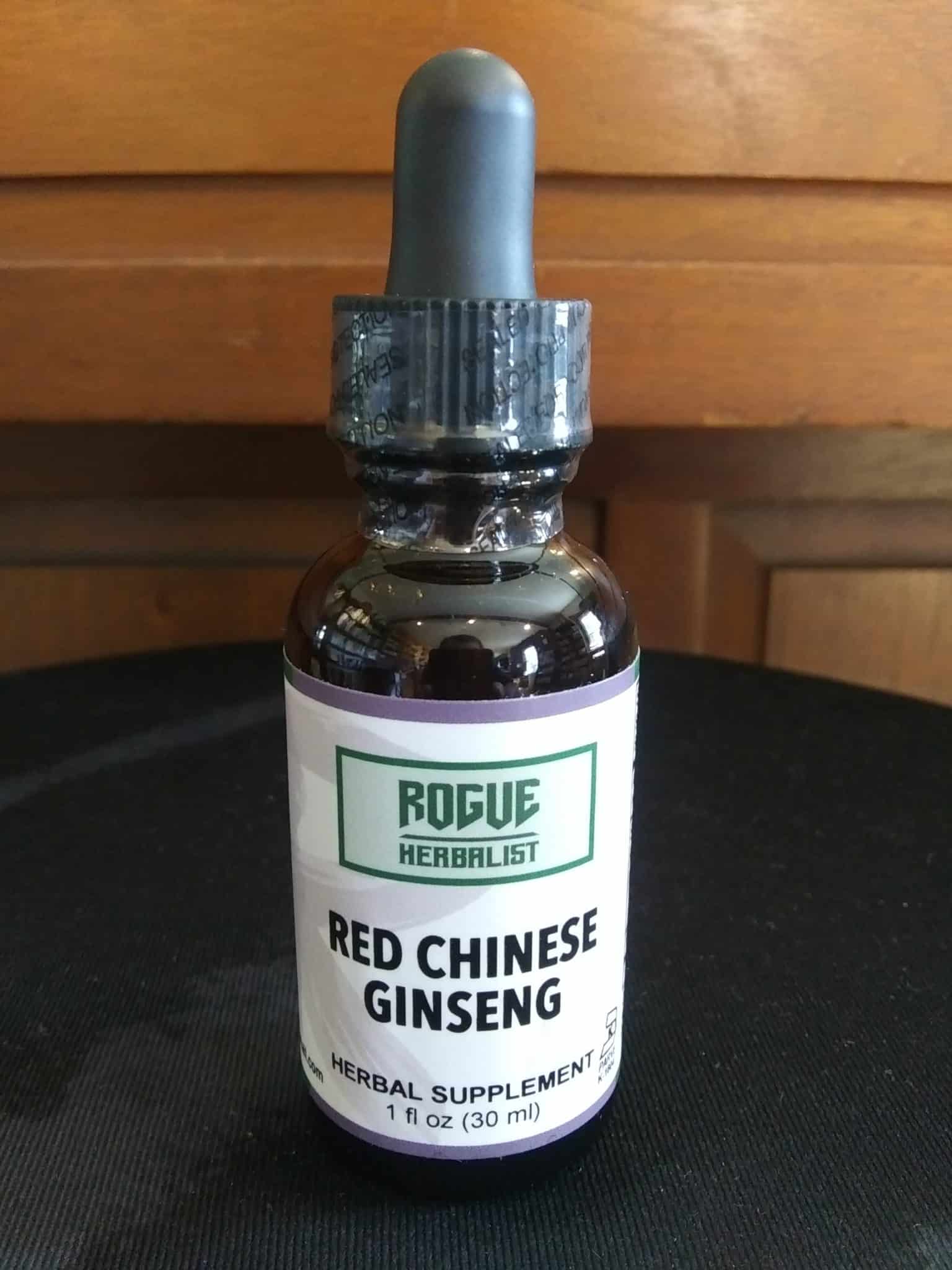 Red Chinese Ginseng Tincture 1oz.