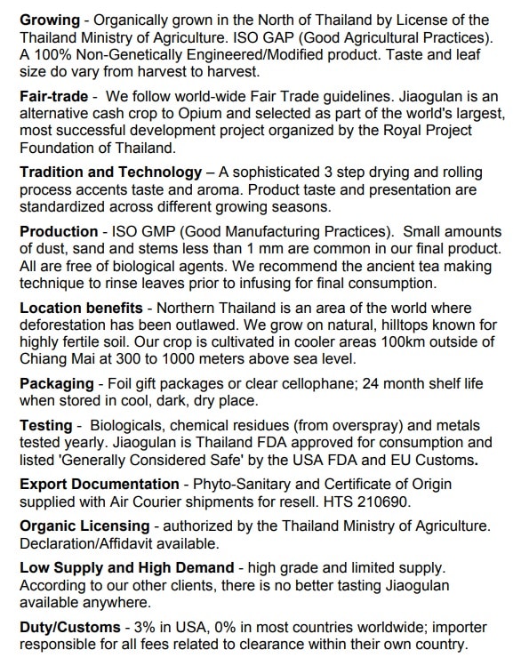 Why our Jiaogulan image 2