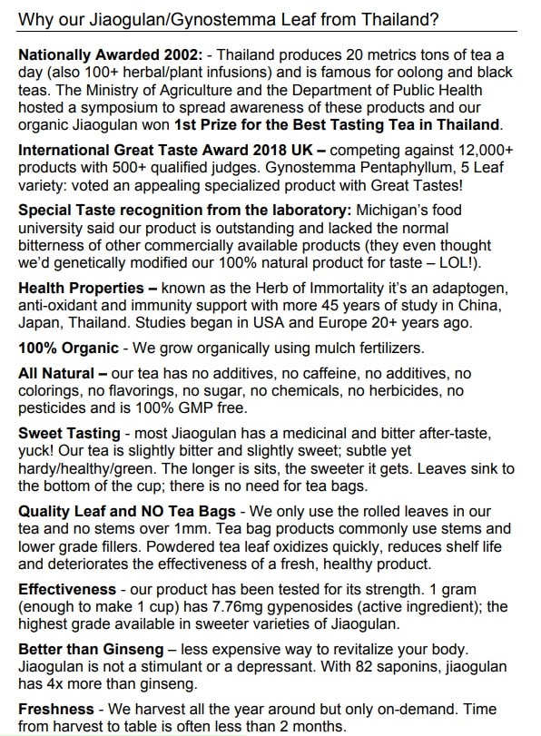 Why our Jiaogulan image