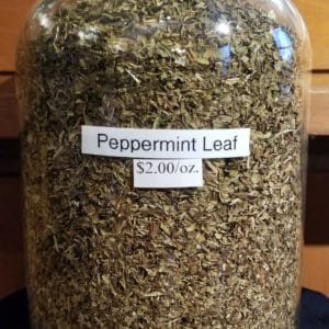 Peppermint Leaf, Organic, 1oz. bag