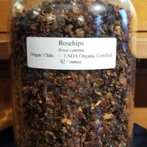Rosehips, Organic, 1oz. bag