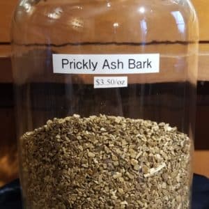 Prickly Ash Bark, Wildcrafted 1oz. bag