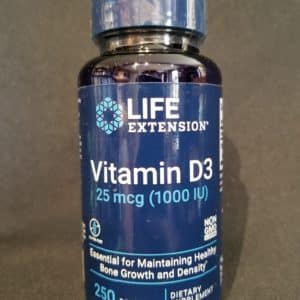 Vitamin D-3 25mcg (1000iu) 250 softgels