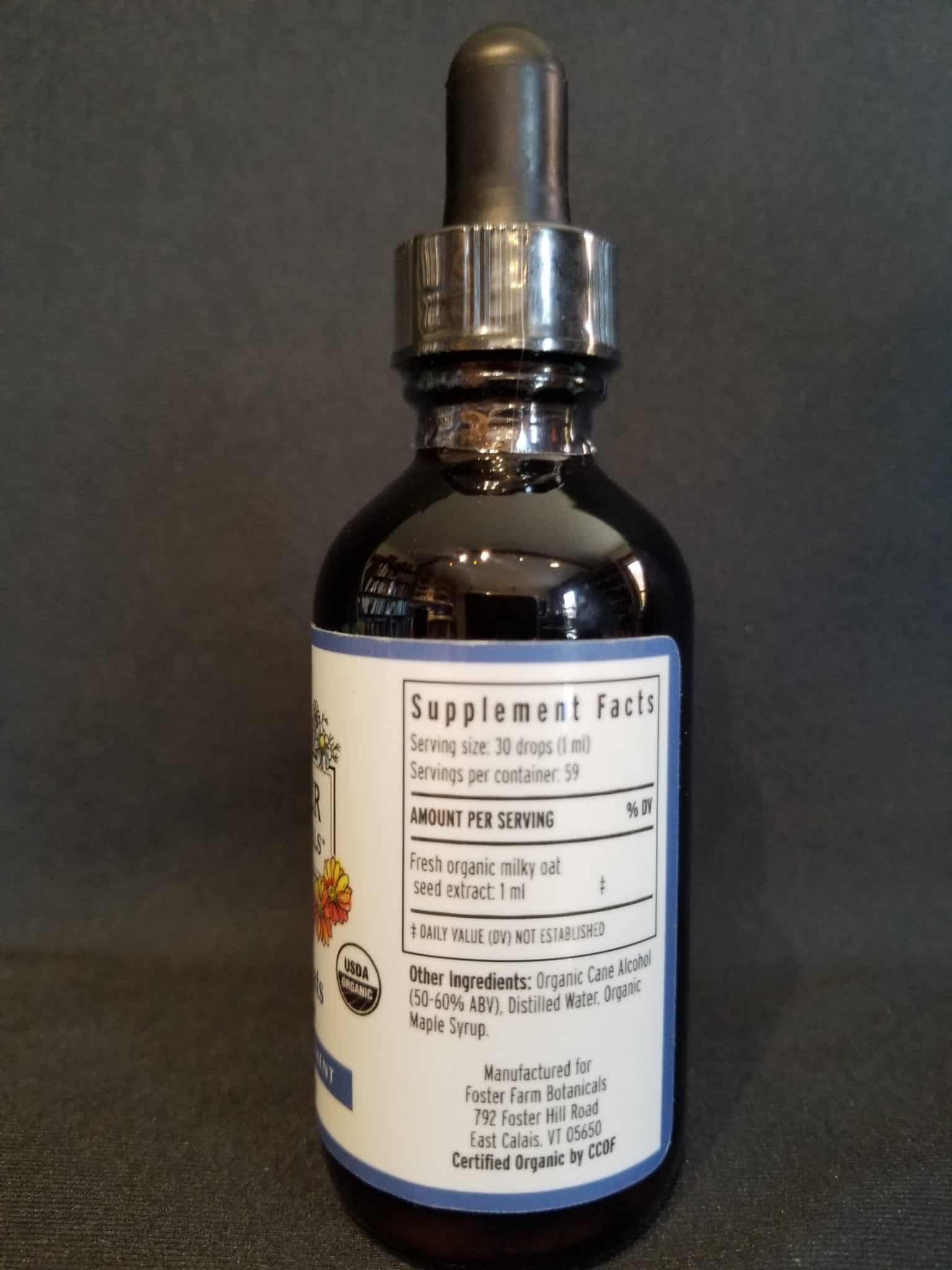 Foster Farm Milky Oats Tincture 2oz. - Image 2