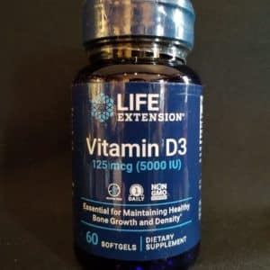 Vitamin D3 125 mcg (5000iu) 60 softgels