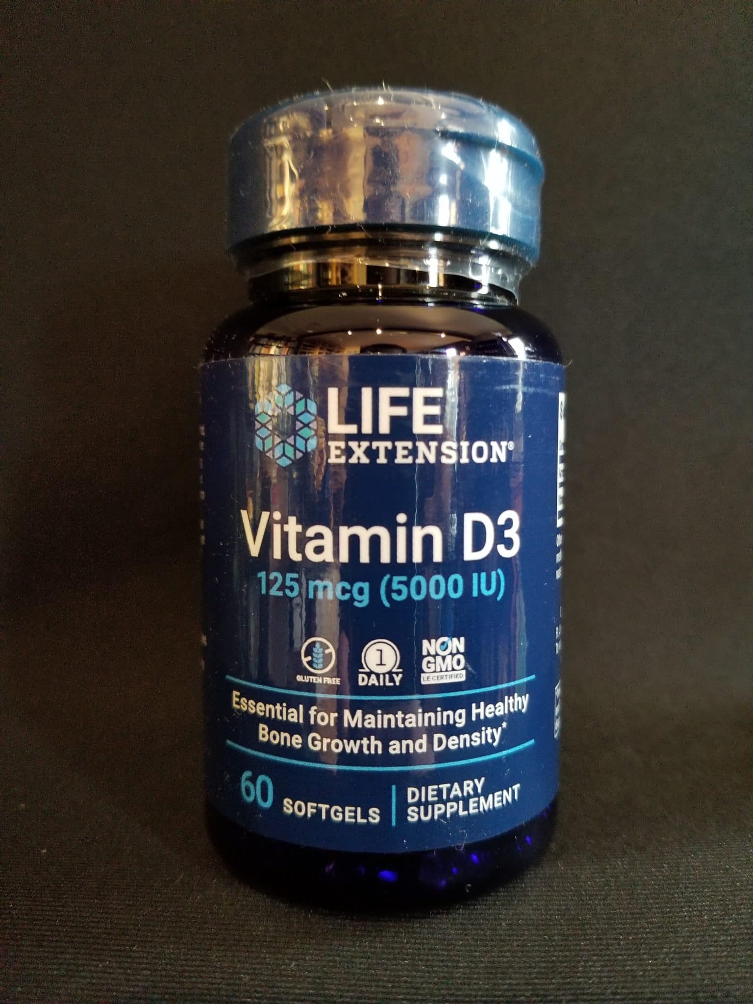 Vitamin D3 125 mcg (5000iu) 60 softgels