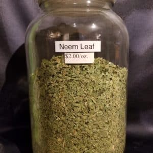 Neem Leaf, Organic, 1oz. bag