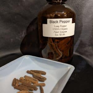 Balinese Long Pepper, Wildcrafted, 1oz.