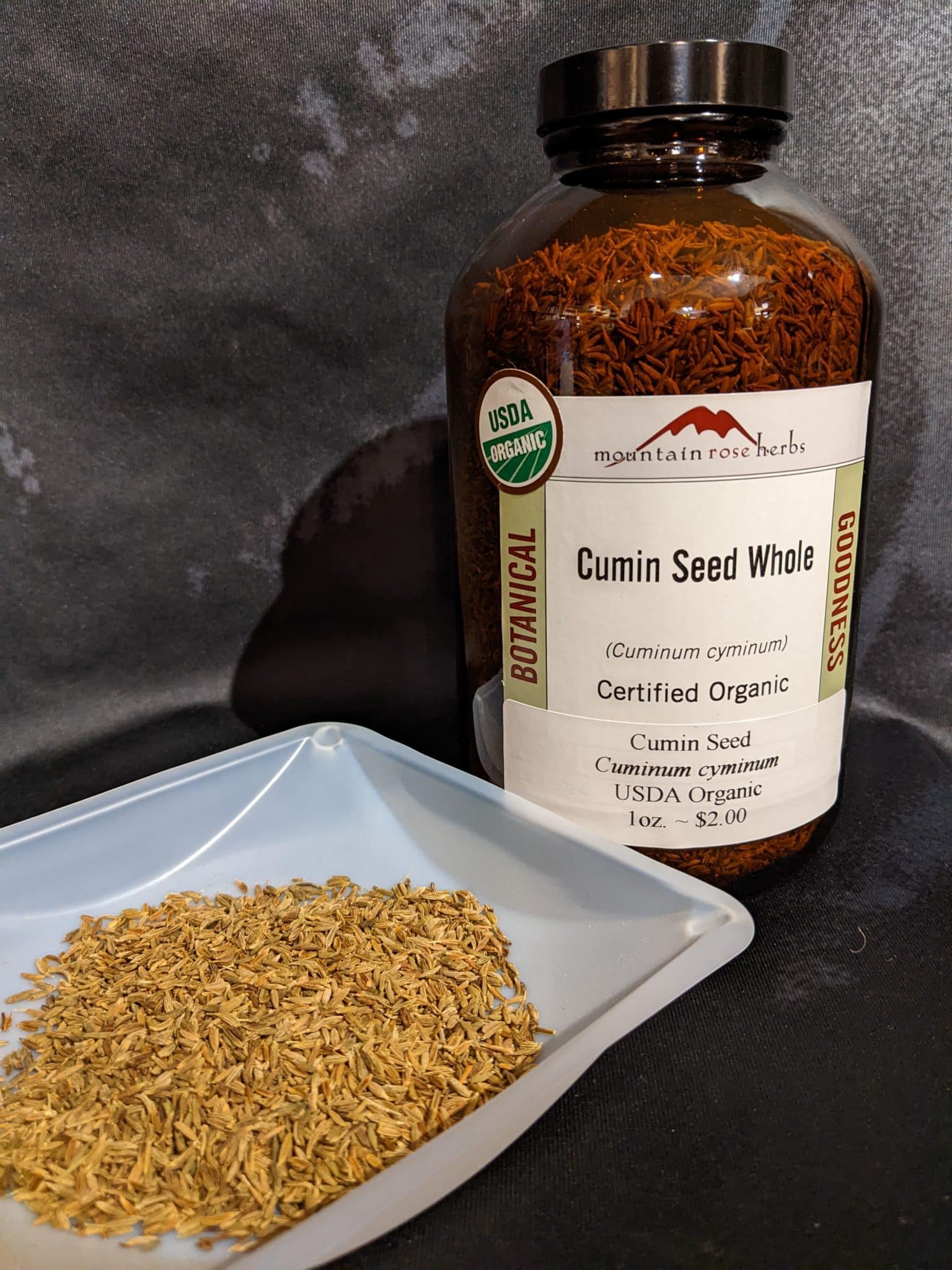 Cumin Seed, Organic, 1oz. bag