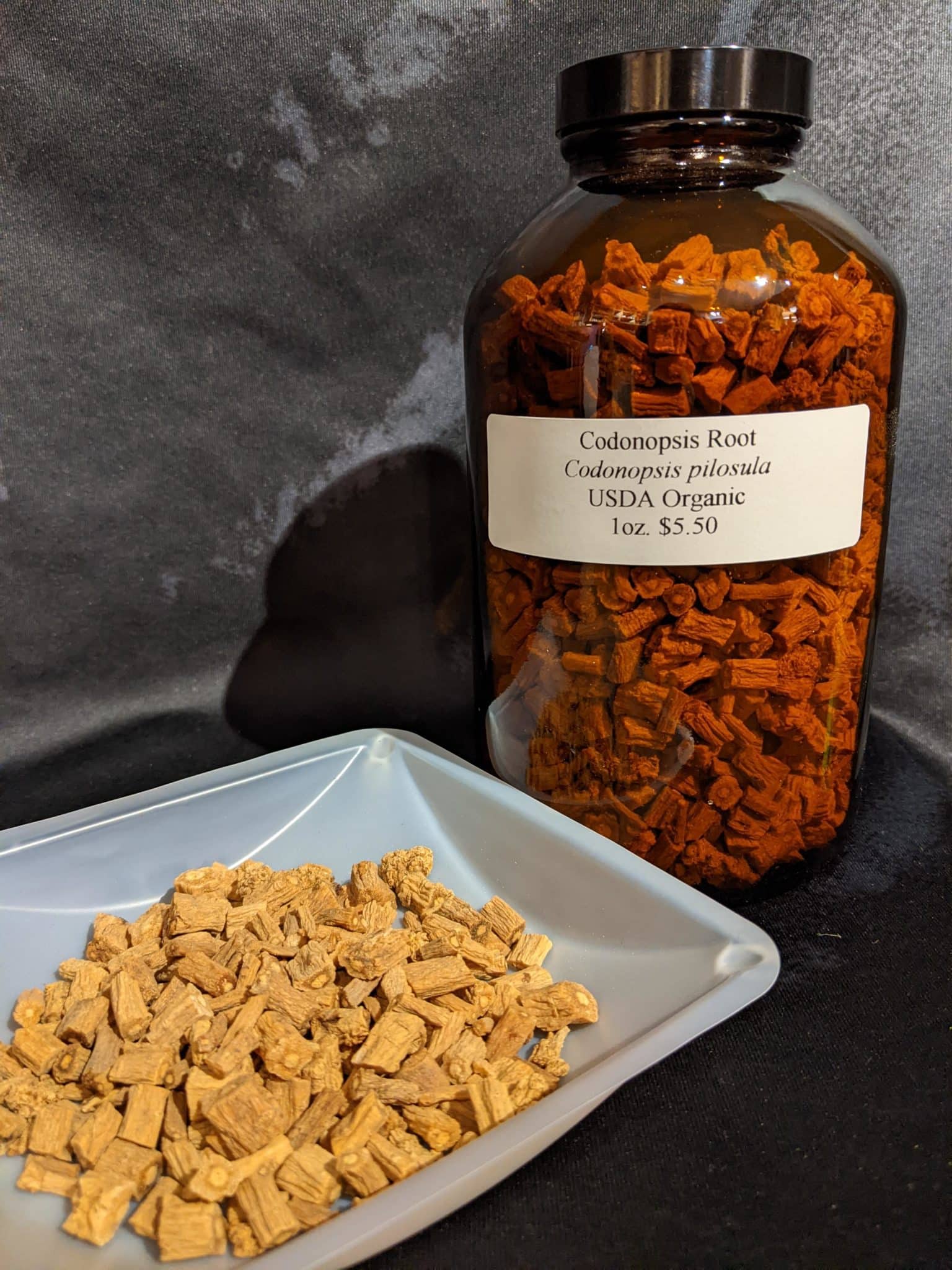 Codonopsis Root, Organic, 1oz. bag