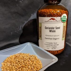 Coriander Seed, Organic, 1oz. bag