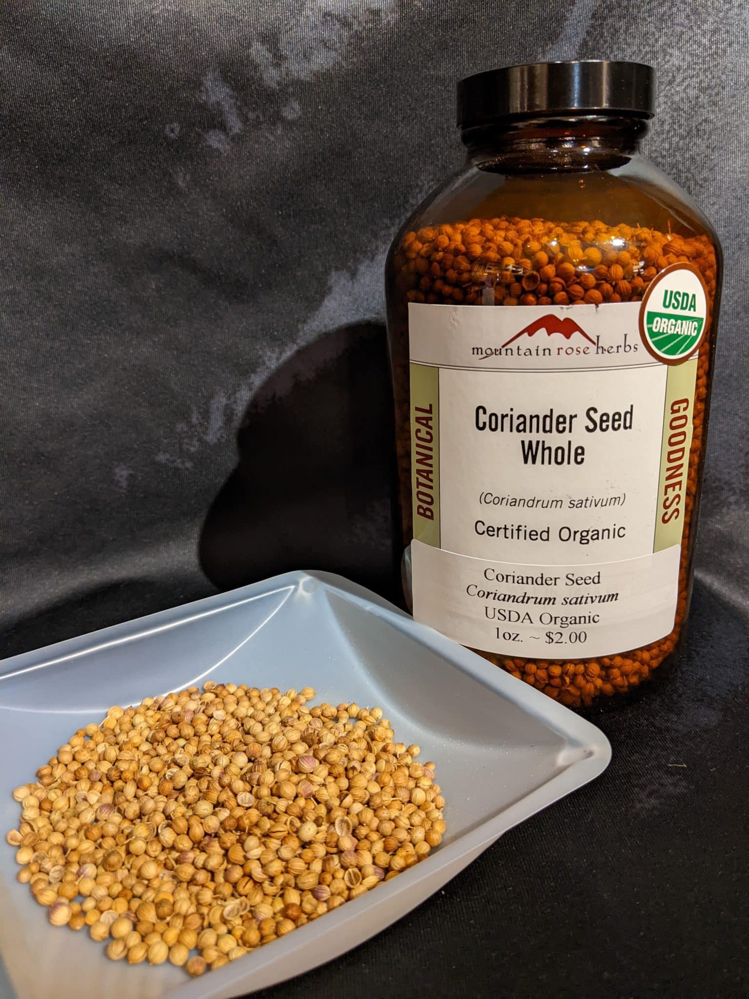 Coriander Seed, Organic, 1oz. bag
