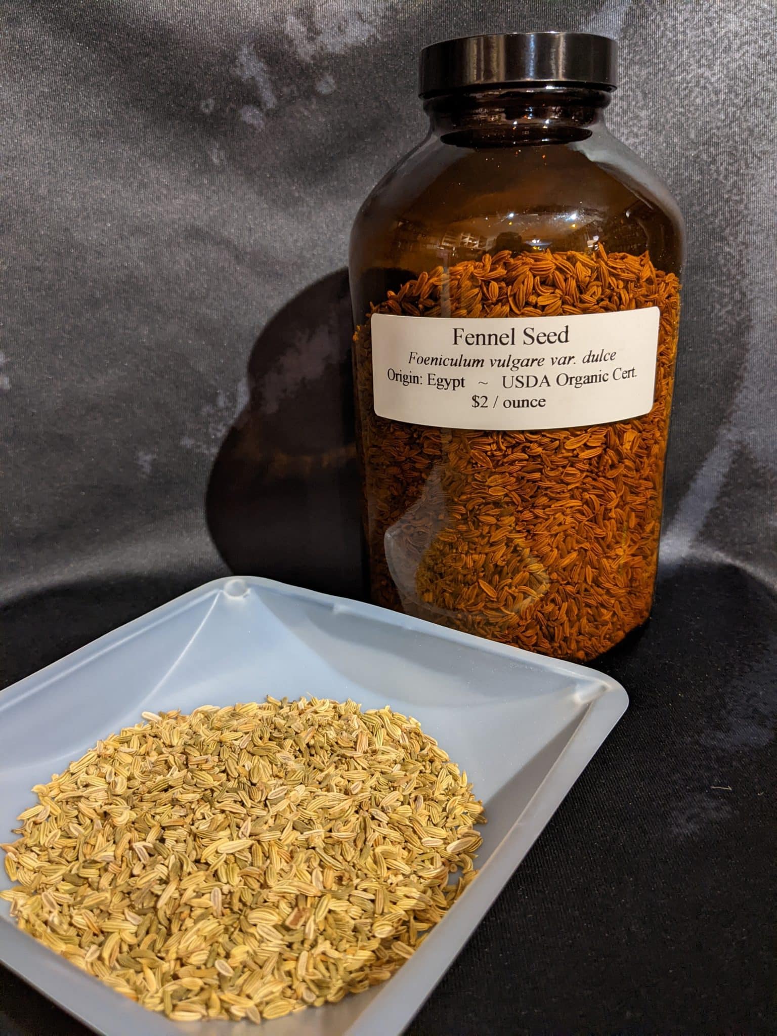 Fennel Seed, Organic, 1oz. bag