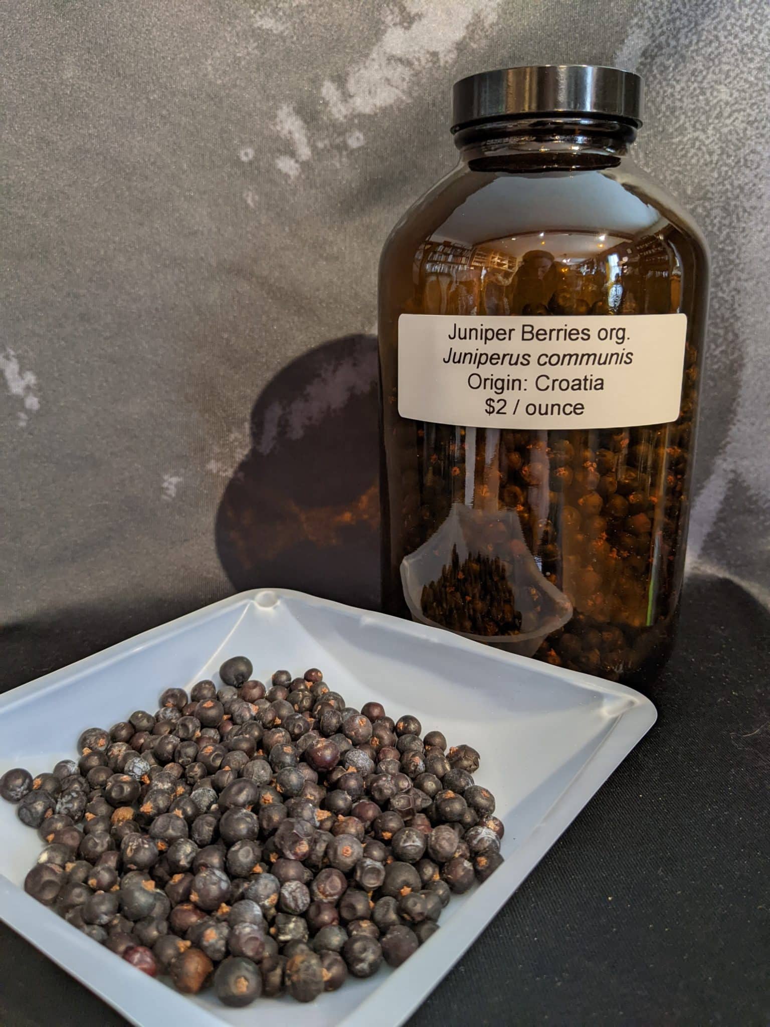 Juniper Berries, Organic, 1oz. bag