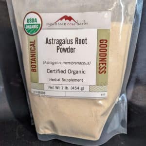 Astragalus Powder, Organic, 1oz. bag