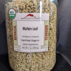 Jar of Mullein Leaf