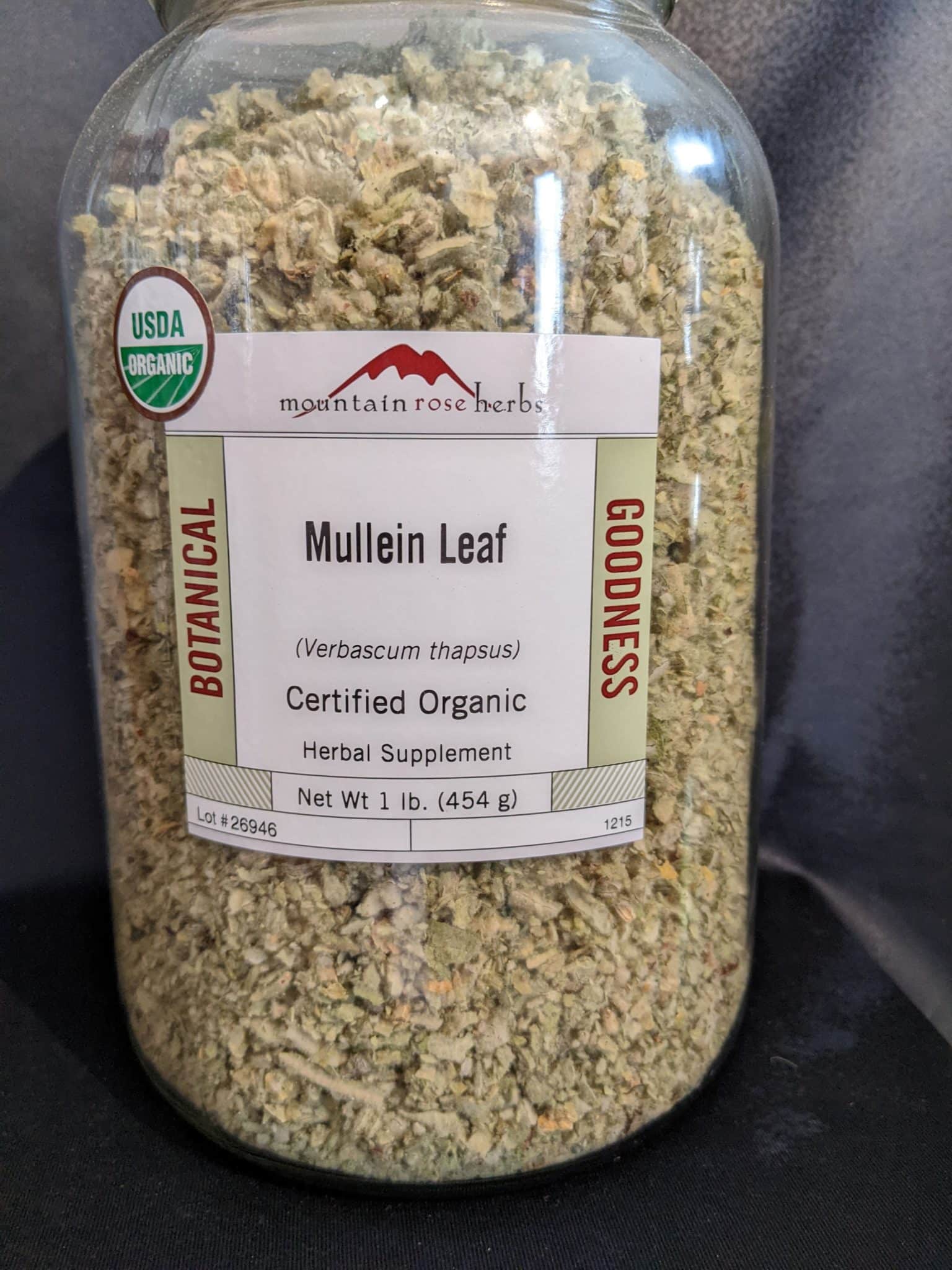 Jar of Mullein Leaf