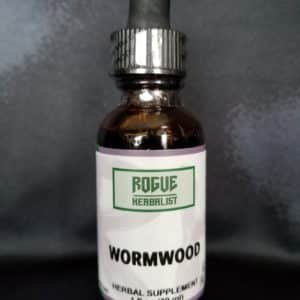 Wormwood tincture bottle