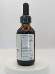 Baikal Skullcap back of label