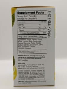 Lemon Gummies back