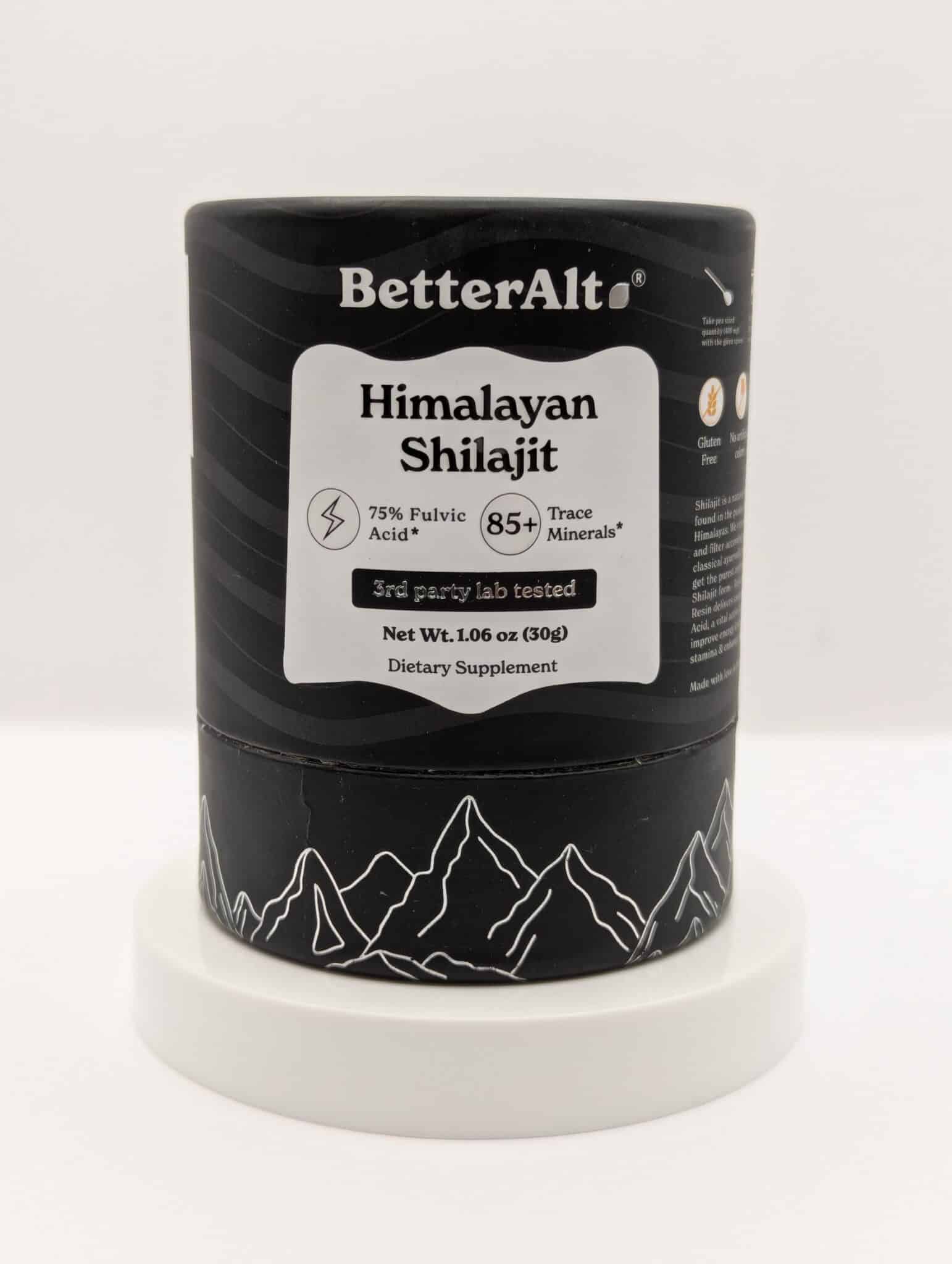 Himalayan Shilajit Resin by Better Alt, 30 Gram Jar
