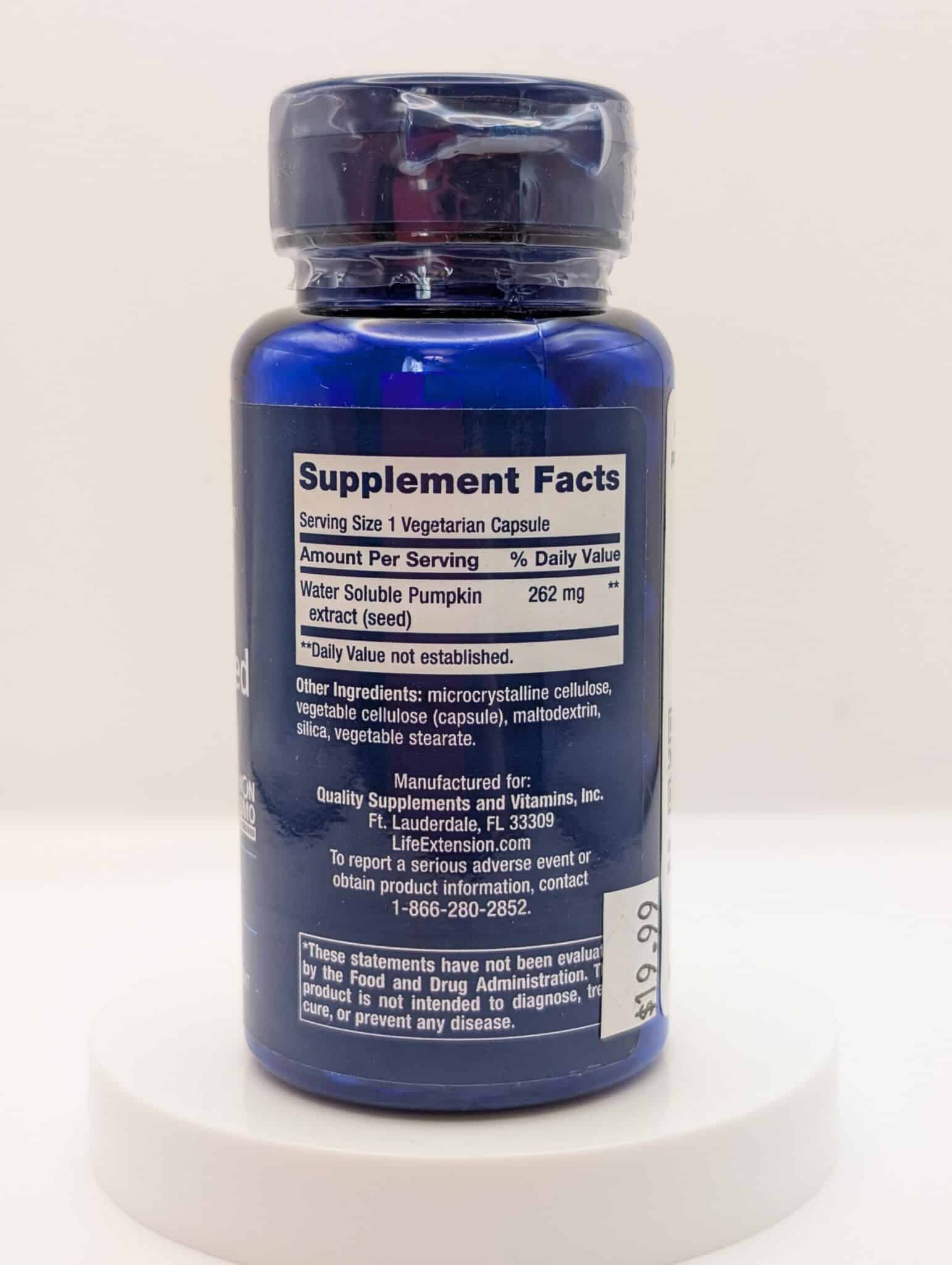Pumpkin Seed Extract, Capsules, 60 Count - Image 2