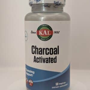 Activated Coconut Charcoal Capsules by KAL – 50 Capsules