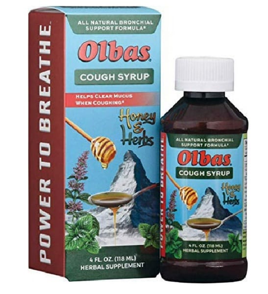 Olbas Cough Syrup: The Swiss Bronchial Support Formula 4oz