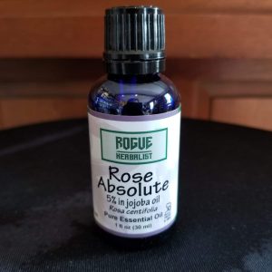 Rose Absolute Essential Oil 5% in Jojoba Oil 1oz.