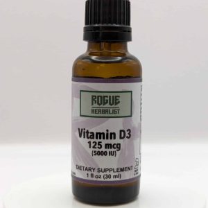 Vitamin D3 125mcg (5000iu) 1oz.